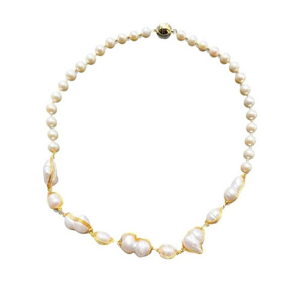 DUAL PEARL NECKLACE