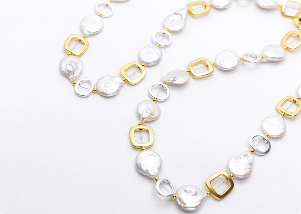 NINI CLASSIC WHITE-With Gold and SIlver