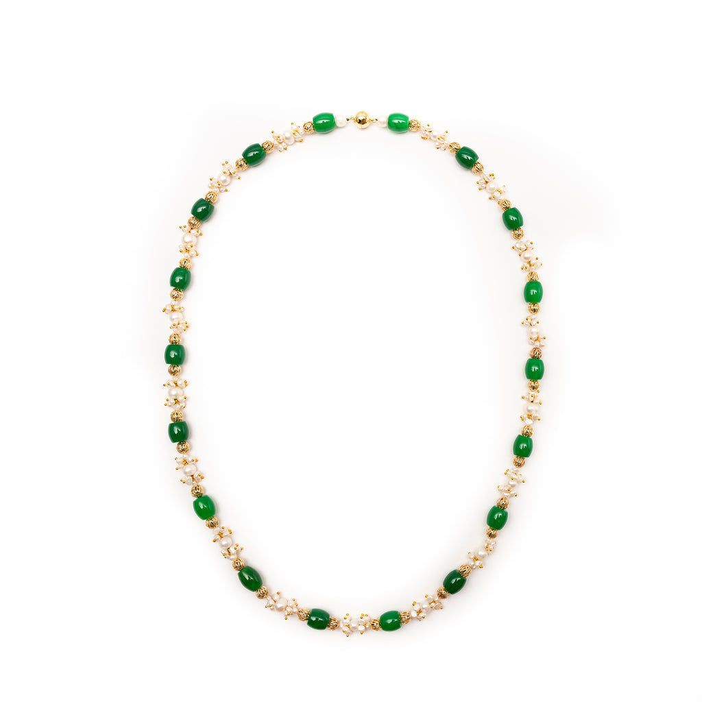 JADE AND PEARL NECKLACE-BIG