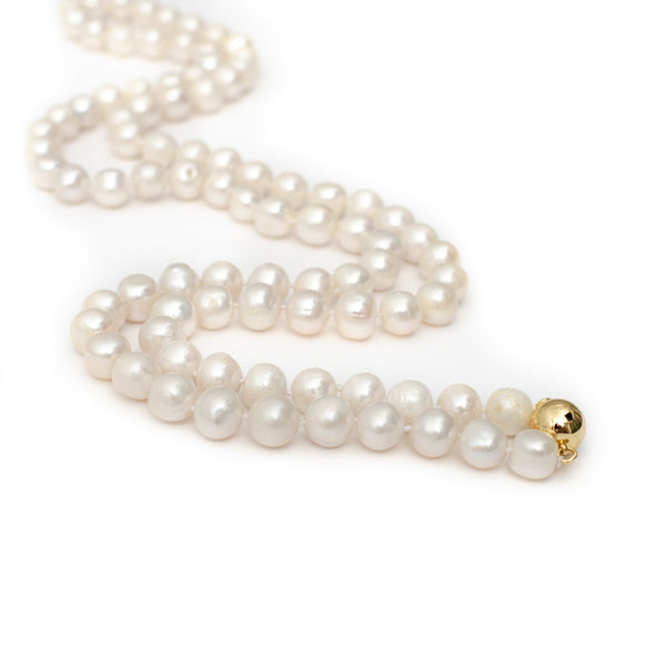 Cheap white hot sale pearl necklace