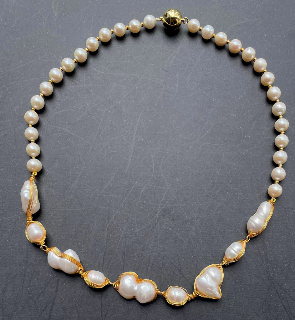 DUAL PEARL NECKLACE