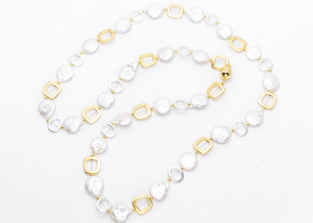 NINI CLASSIC WHITE-With Gold and SIlver