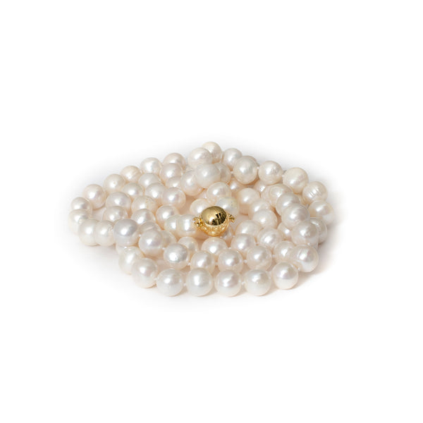 White hot sale pearl choker