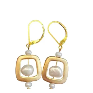 NINI DOS EARRINGS(WHITE)