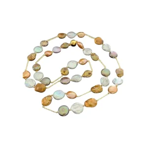 DEEP MULTI COIN TRIO NECKLACE