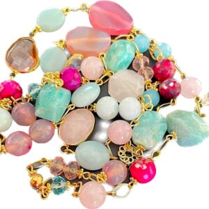 MULTI STONE NECKLACE