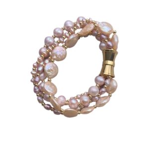 FOUR TIER PINK BRACELET