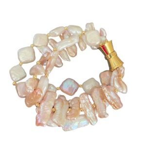 THREE TIER MIX PEARL BRACELET