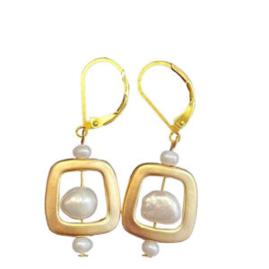NINI DOS EARRINGS(WHITE)