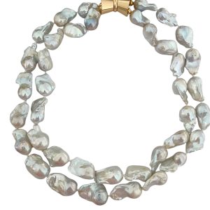 TWO TIER BAROQUE NECKLACE