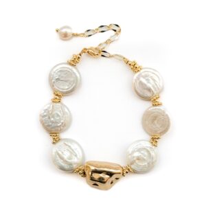 COIN PEARL BRACELET