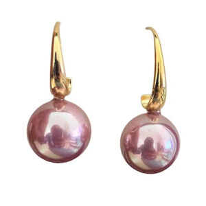 PINK PEARL DROP EARRINGS