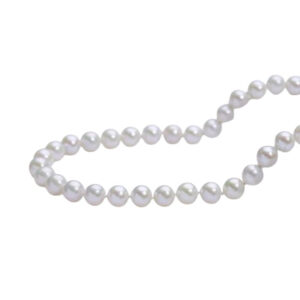 WHITE FRESH WATER PEARL NECKLACE