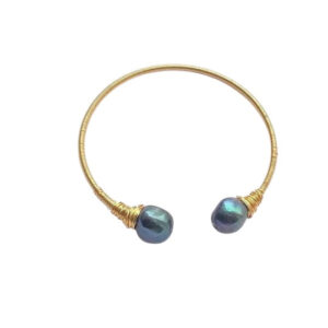 ZEVAR BANGLE WITH  BLACK PEARL