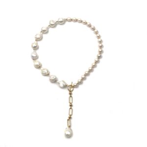 LOOP BAROQUE AND ROUND PEARL DROP