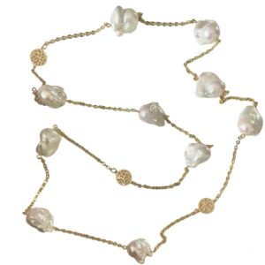 BAROQUE GOLD CHAIN WITH FILIGREE