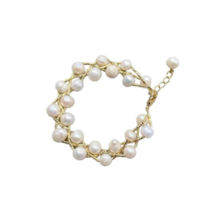 ZIGZAG PEARL BRACELET