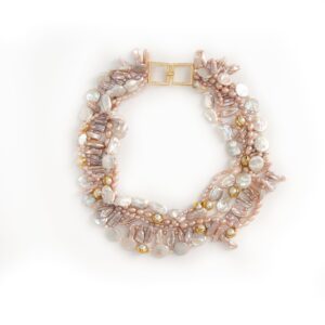 MULTI STRAND PASTEL NECKLACE