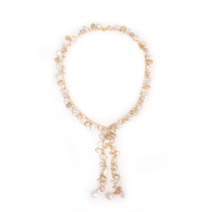 PASTEL SHADES OF KESHI PEARL NECKLACE