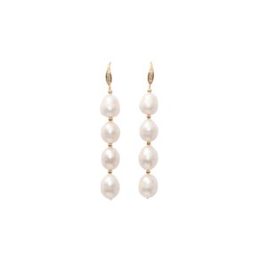 PEARL FOUR TIER EARRINGS