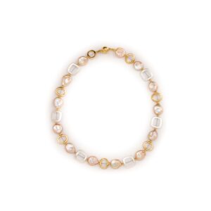 NINI PEACH IN GOLD AND SILVER(SHORT)