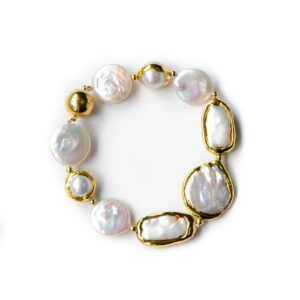MANA DOS COIN PEARL BRACELET