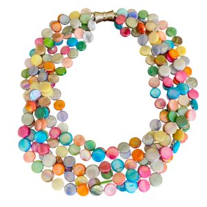 MULTI COLOURED MOTHER OF PEARL NECKLACE